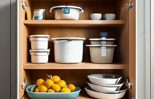Компактная кухня с модульной организацией хранения, складной посуде и вакуумной упаковкой